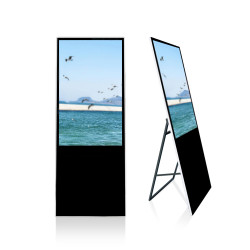 43-Inch High-Definition Digital Display Screen, Digital Signage, Split-Screen Function And Wi-Fi Connection, Suitable For Commercial And Retail Sectors, Portable, Posters, Indoor And Outdoo