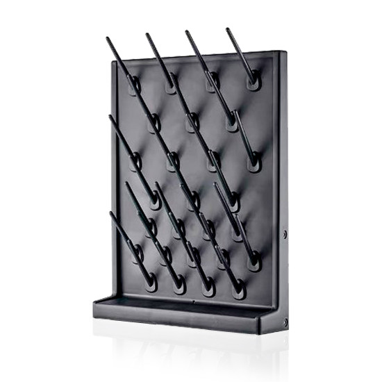 Lab Drying Rack, Laboratory Countertops, 27 Struts, 550x400x120mm, High Thickness PP Material, Acid & Corrosion Resistant, for Laboratory, Research Institute, School, Hospital, Factory
