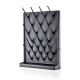Lab Drying Rack, Laboratory Countertops, 27 Struts, 550x400x120mm, High Thickness PP Material, Acid & Corrosion Resistant, for Laboratory, Research Institute, School, Hospital, Factory